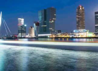 Rotterdam, skyline.