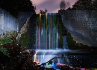 cascate di luci