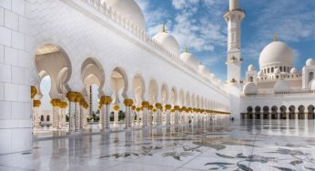  La Grande Moschea Bianca di Abu Dhabi in onore di Sheikh Zayed