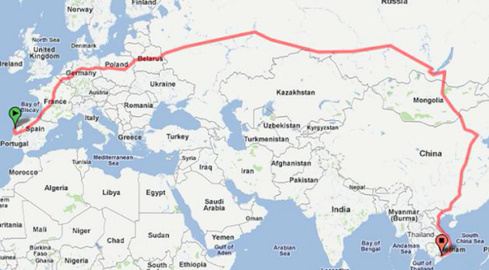 Dal Portogallo al Vietnam: il viaggio in treno più lungo del mondo viaggio in treno più lungo del mondo